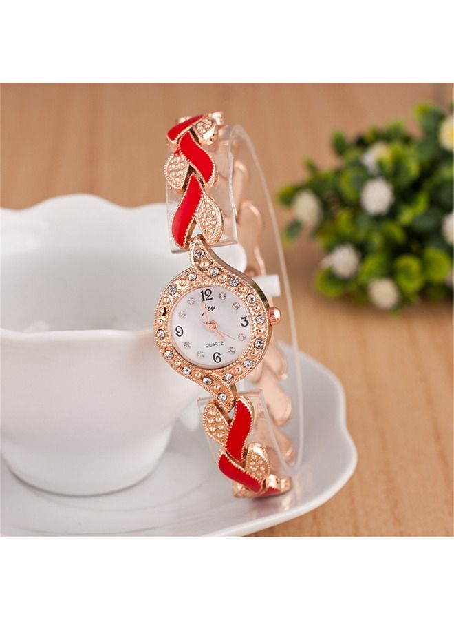 JW Women Luxury Watches, Women's Bangle Watch, Ultra Slim Rhinestones Wrist Watch Quartz Wrist Watch Fashion Watch Best Gift for Your Friend and Families - Image 5