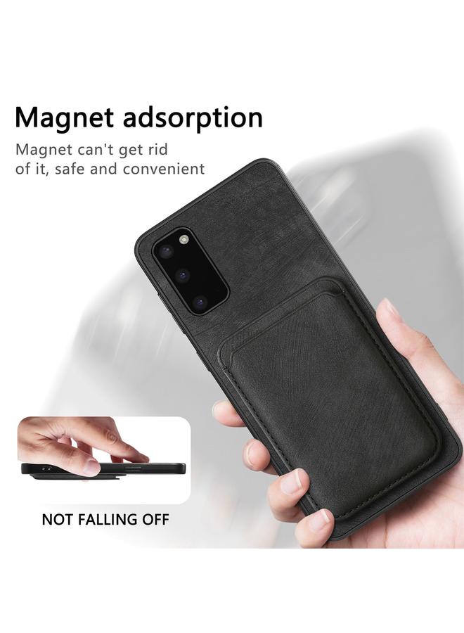 S-TOP Case For Samsung Galaxy S20 Retro Leather Card Bag Magnetic Phone Case - Image 5