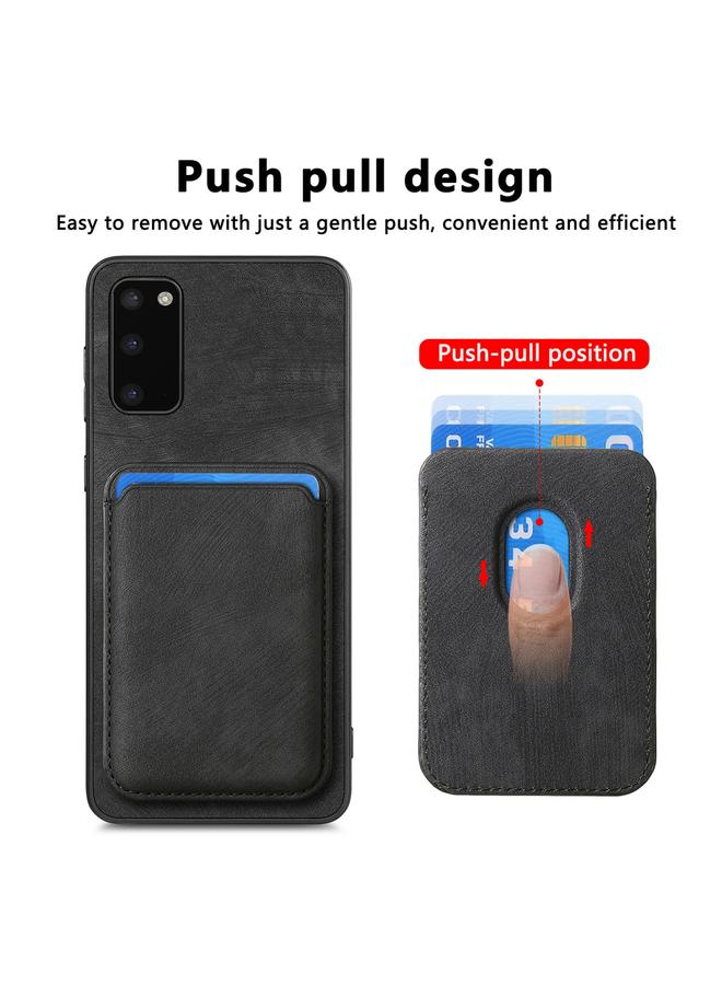 S-TOP Case For Samsung Galaxy S20 Retro Leather Card Bag Magnetic Phone Case - Image 2