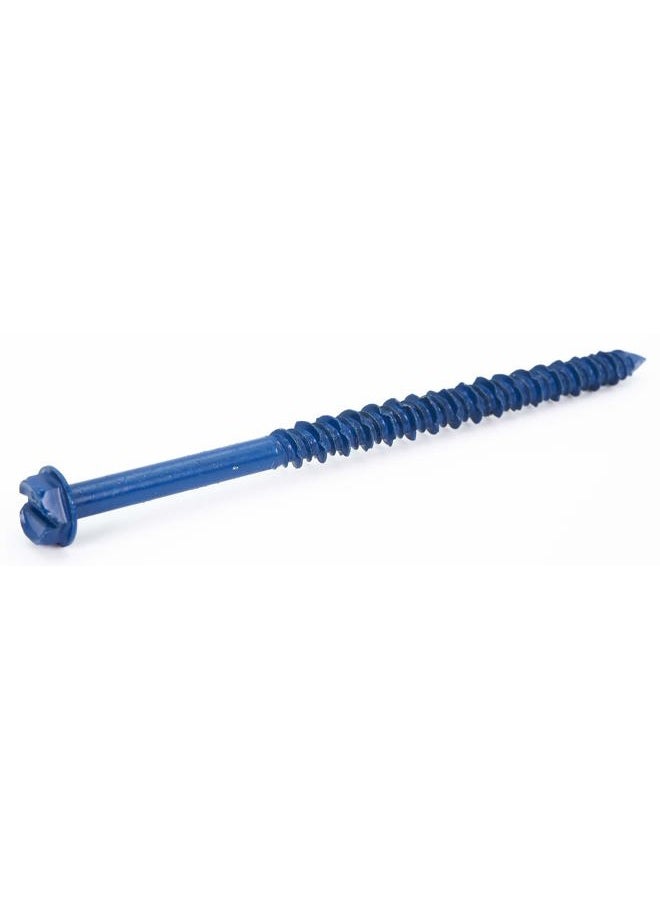 Confast 3/16" X 3-1/4" Hex Head Concrete Screw Anchor with Drill Bit (100 Per Box) - Image 1