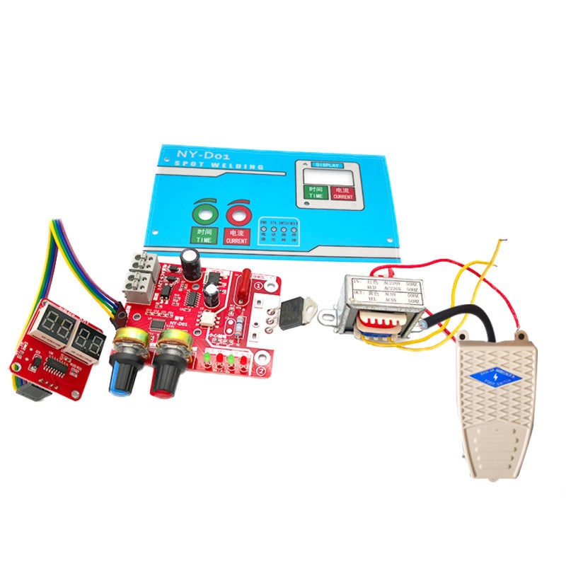 Spot Welding Control Panel: 40A Digital Display - Optocoupler Isolation Adjustable Current Single Pulse Time Control Welding Tool for DIY Precision Welding - Image 2