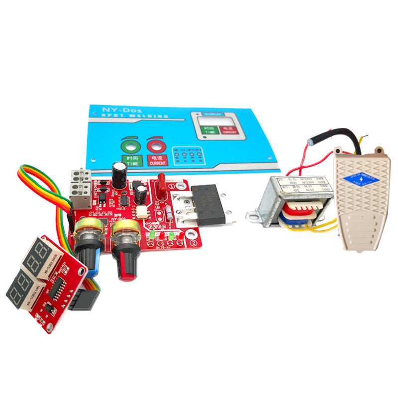 Spot Welding Control Panel: 40A Digital Display - Optocoupler Isolation Adjustable Current Single Pulse Time Control Welding Tool for DIY Precision Welding - Image 5