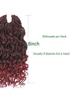 150 Strands Goddess Box Braids Crochet Hair Pre Looped 8Inch Curly Box Braids Crochet Braids Pre Braided Crochet Hair Pre Looped Box Braid Crochet Braids 5 Packs Wavy Crochet Braiding Hair For Women - pzsku/ZCAF8F28FDABD6D1B3356Z/45/_/1733730347/e865b1fe-5f1e-47be-af94-f80e6649a0bc