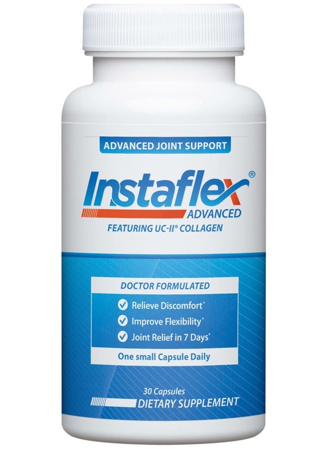 Instaflex Advanced Joint Support Supplement - Turmeric, Resveratrol, Boswellia Serrata Extract, BioPerine, UC-II Collagen- 30 Count - Image 1