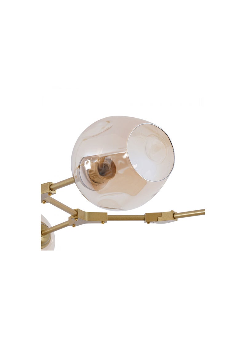 Pan Home Adams 7 Light E27 Pendant Lamp 80x150x45cm - Gold - 181ATO9900046 - Image 2