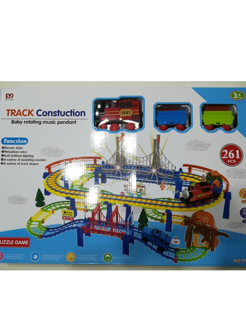 Two-door racing track for the Arab high-speed trains with sound, approximately 80 cm wide, and 264 pieces