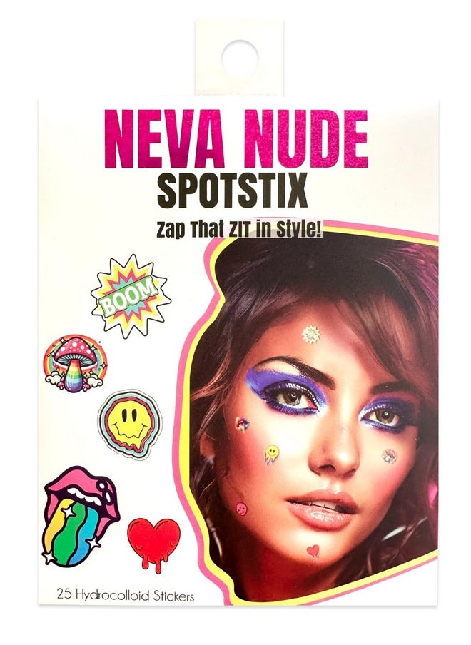 Neva Nude Neva Nude Pimple Patches for Face - Hydrocolloid Acne Pimple Patches Stickers Zit Covers SpotStix - Medical Grade Adhesive - Waterproof & Sweatproof, Made in USA  - Image 1