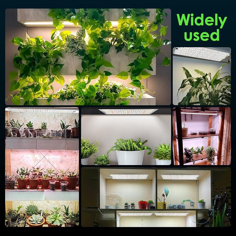 نمط 2 مصباح نمو كامل الطيف مع لوحة مؤقت قابلة للتعتيم للعصارة والخضروات - Image 3