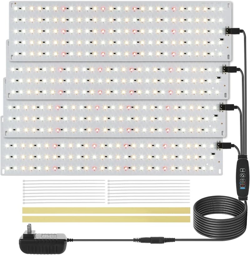 نمط 2 مصباح نمو كامل الطيف مع لوحة مؤقت قابلة للتعتيم للعصارة والخضروات - Image 1