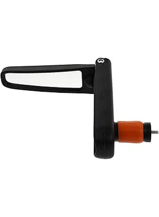 Universal Bike Rearview Mirror Adjustable Angle Handlebar Mount for Road Mountain Bikes Black - Image 1