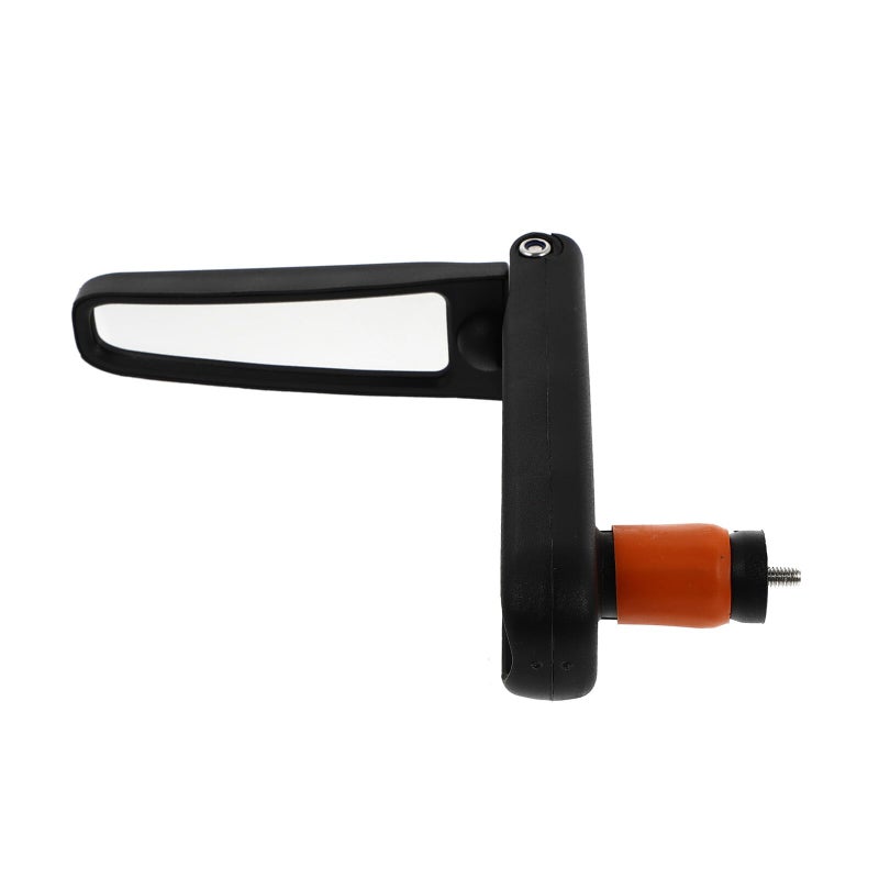 Universal Bike Rearview Mirror Adjustable Angle Handlebar Mount for Road Mountain Bikes Black - Image 2