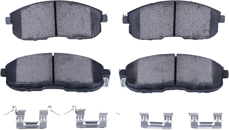 EXPPOWER Premium Ceramic Replacement Front Brake Pad Set for Nissan, Infiniti, Suzuki - Image 1