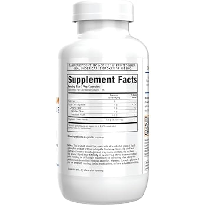 Konsyl Psyllium Fiber Capsules - All-Natural Psyllium Husk Powder - Supports Digestive Health and Weight Management Goals+ 500 Count (Pack of 1) - Image 2