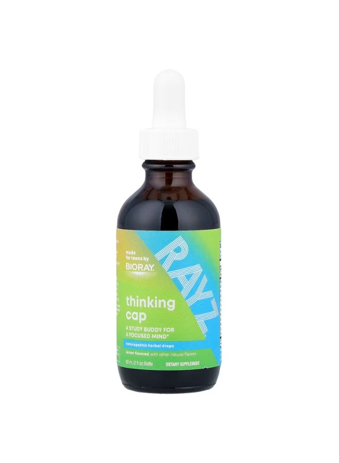 BIORAY Rayz®, Thinking Cap, For Teens, Lemon, 2 fl oz (60 ml) - Image 2