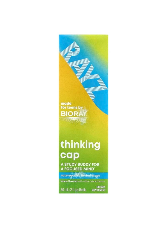 BIORAY Rayz®, Thinking Cap, For Teens, Lemon, 2 fl oz (60 ml) - Image 1