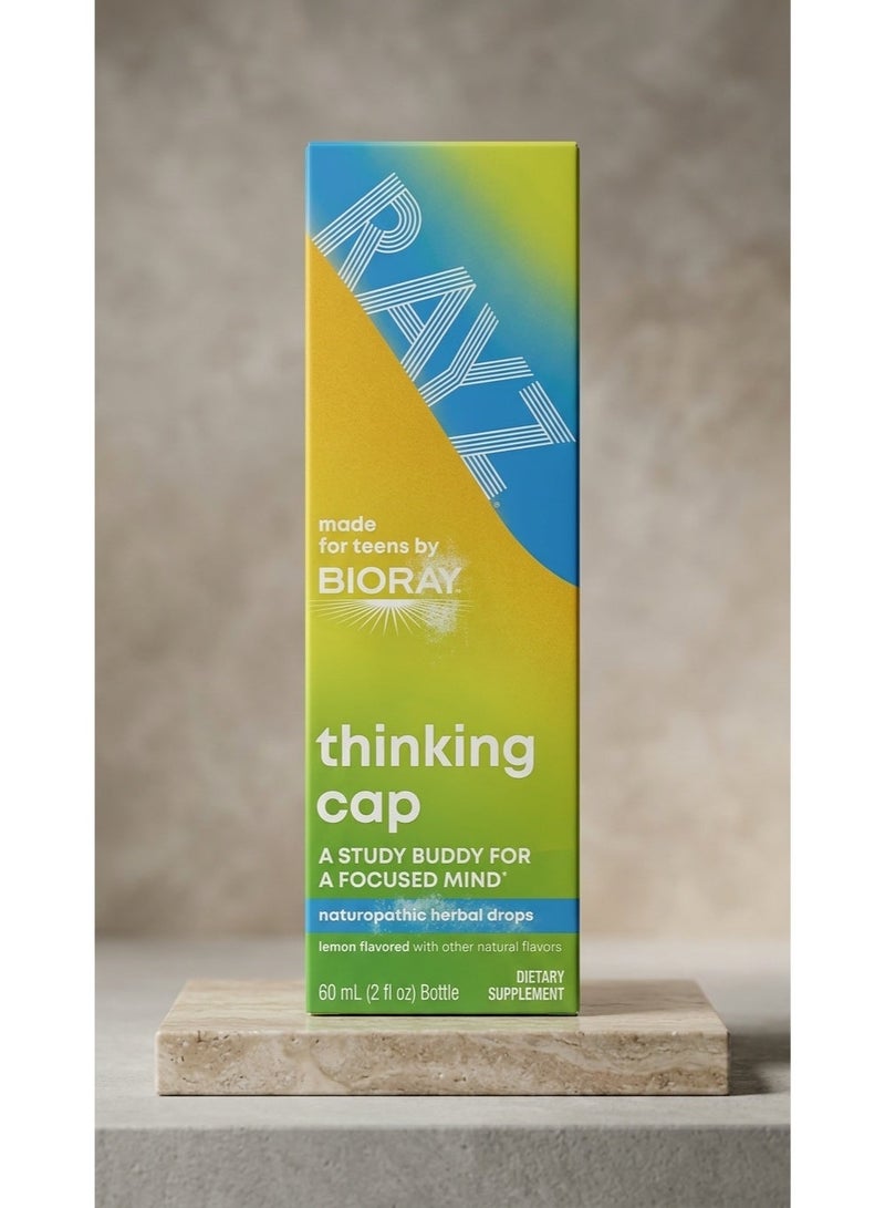 BIORAY Rayz®, Thinking Cap, For Teens, Lemon, 2 fl oz (60 ml) - Image 1