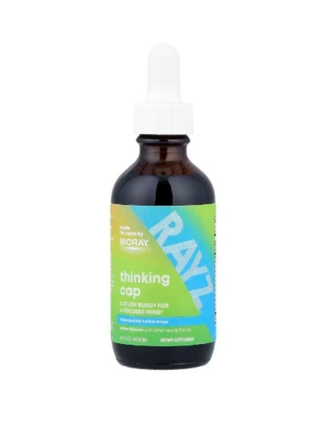 BIORAY Rayz®, Thinking Cap, For Teens, Lemon, 2 fl oz (60 ml) - Image 4