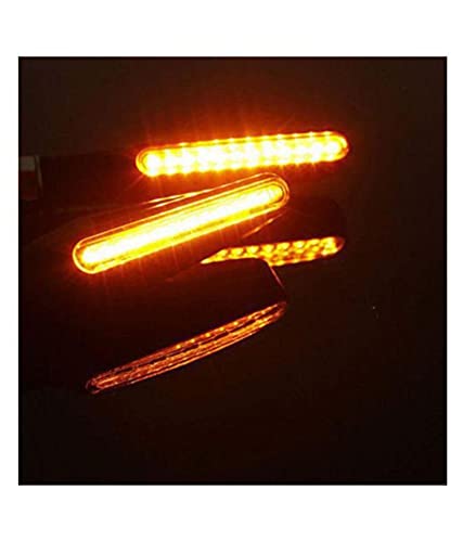 ELTRON TURBO ELT897 Original Waterproof SMD KTM Style Indicators 9 Led High Bright Universal for All Bikes Models Turn Signal Lights Motorcycle (Amber, Pack Of 4) - Image 3