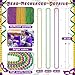 Huskein 300PCS Mardi Gras Beads 33 Mardi Gras Beads Necklace Purple Gold Green Bead Necklace Party Costume Parade Favors Bulk for Carnival Christmas Party Favors - Image 4