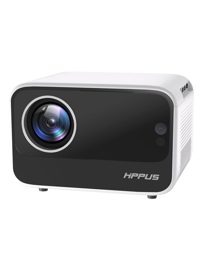 4K WiFi6 Bluetooth Projector, Full HD 1080P, 500ANSI, Electric Focus, Home Cinema for iOS/Android, TV Stick, USB, HDMI  - Image 1