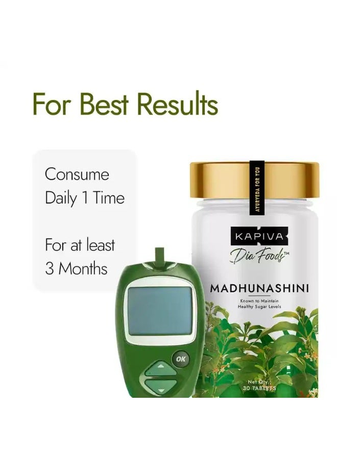 Kapiva Madhunashini Vati 30 Tablets - 1.8X More Powerful Formula for Healthy Sugar Levels | 100% Pure Ayurvedic Meshashringi (Gymnema Sylvestre) | Helps Manage Glucose Levels & Cravings naturally - Image 3