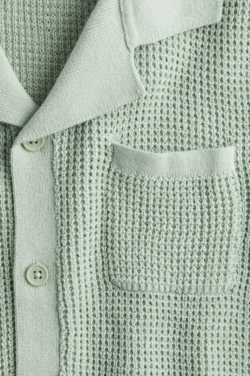 H&M Knitted resort shirt