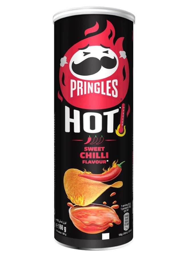 Pringles Hot Sweet Chili Chips 160g - Image 1