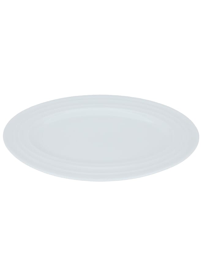 Alsaif Gallery Al Saif Gallery porcelain plate, 30 cm, oval - white - Image 2