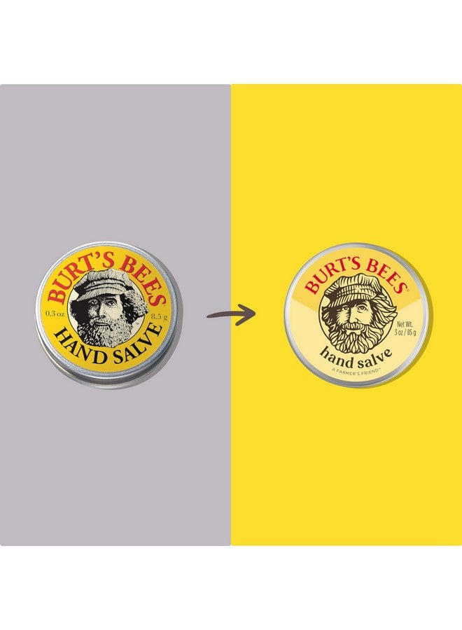 بيرتس بيز هدايا عيد الميلاد من بيرتس بيز، مرهم لليدين بزيوت نباتية وشمع العسل، بلسم مرطب لليدين الجافة، عناية بالبشرة من مصادر طبيعية 100%، عبوة 3 أونصات - Image 2