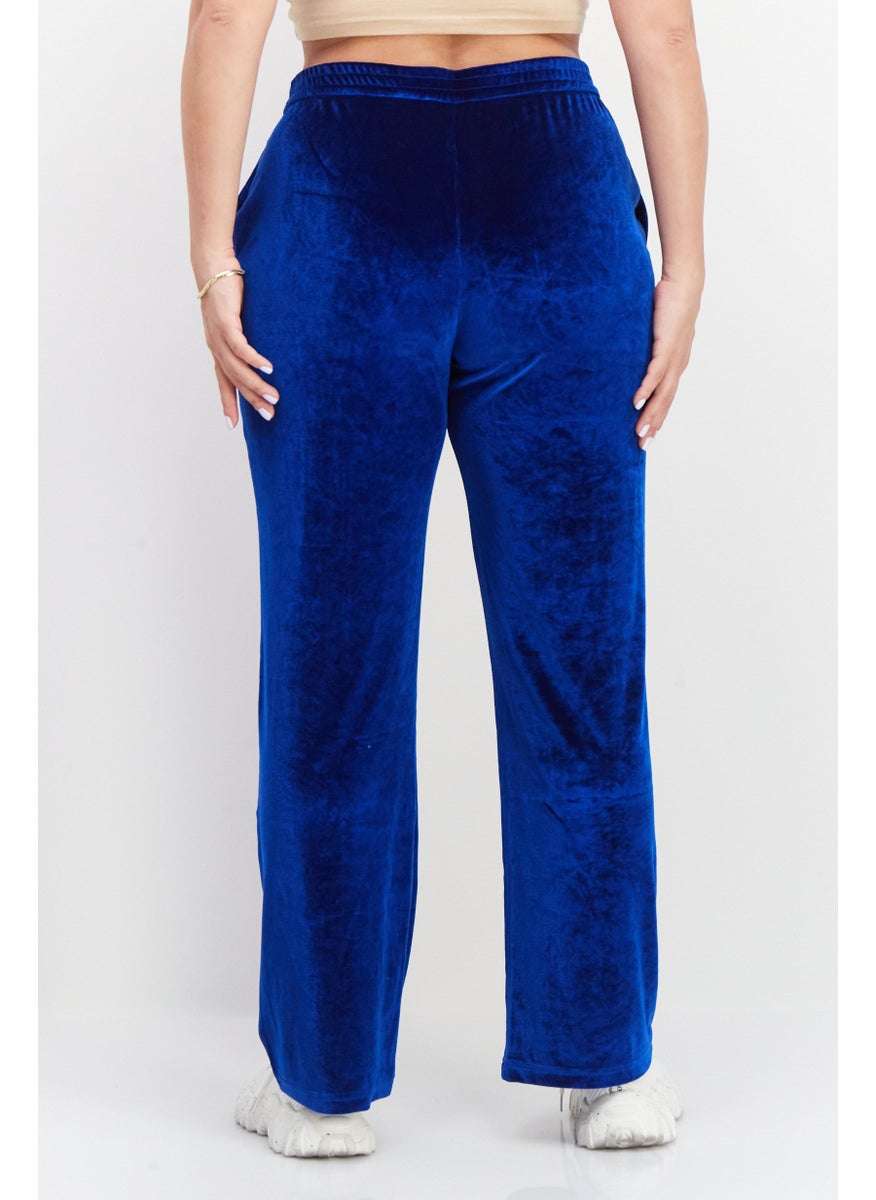 STEVE MADDEN - Women Regular Fit Solid Pants, Blue - Image 1