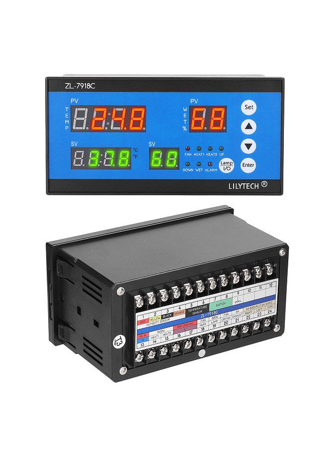 Generic - Intelligent Eggs Incubator Controller Multifunctional Automatic Incubator Eggs Hatcher Control System Incubation Temperature and Humidity Controlling Device - Image 1