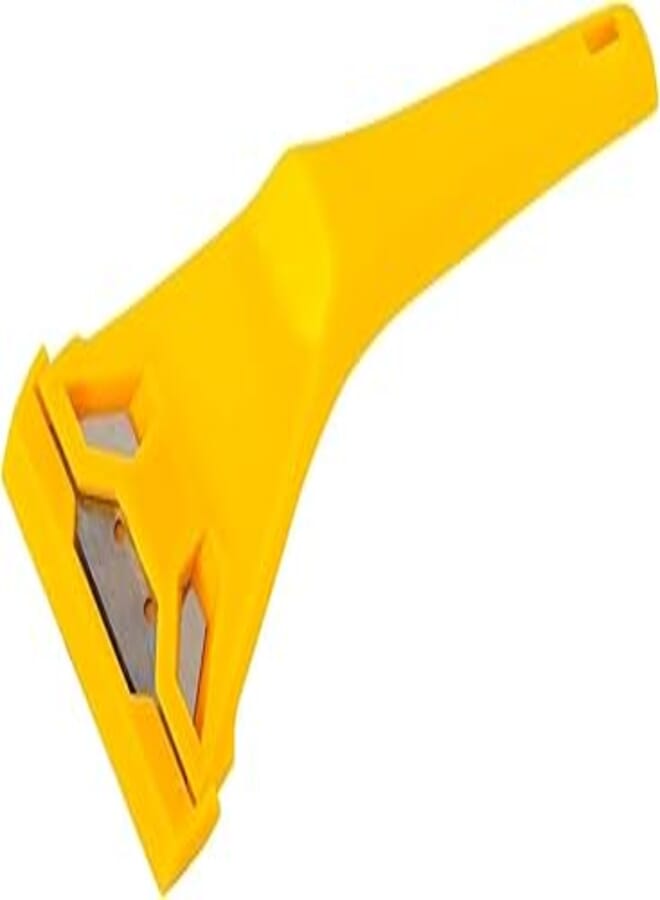 SANIEY Window and Floor Scraper - Cleaning Tool - 5 Spare Blades 