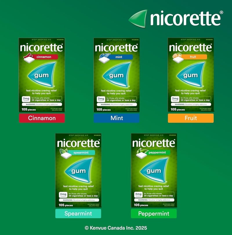 Nicorette	Extreme Chill Mint 2mg Gum	105 Pieces - Image 4