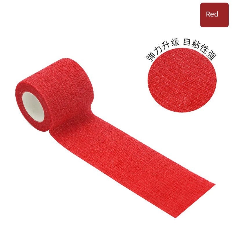 Pet self-adhesive elastic bandage can be torn by hand for dogs and cats to prevent dirt when going out. Non-woven bandage is lightweight, breathable and portable - Image 2