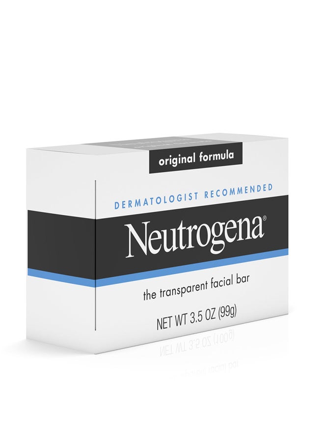 Johnson's Neutrogena Facial Soap Bar Transparent 99grams - Image 4