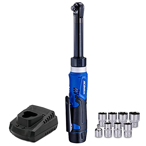 ACDelco Tools ACDelco ARW1218-3P G12 Series 12V Li-ion Cordless 3/8” 40 ft-lbs. Extended Ratchet Wrench Tool Kit - Image 1