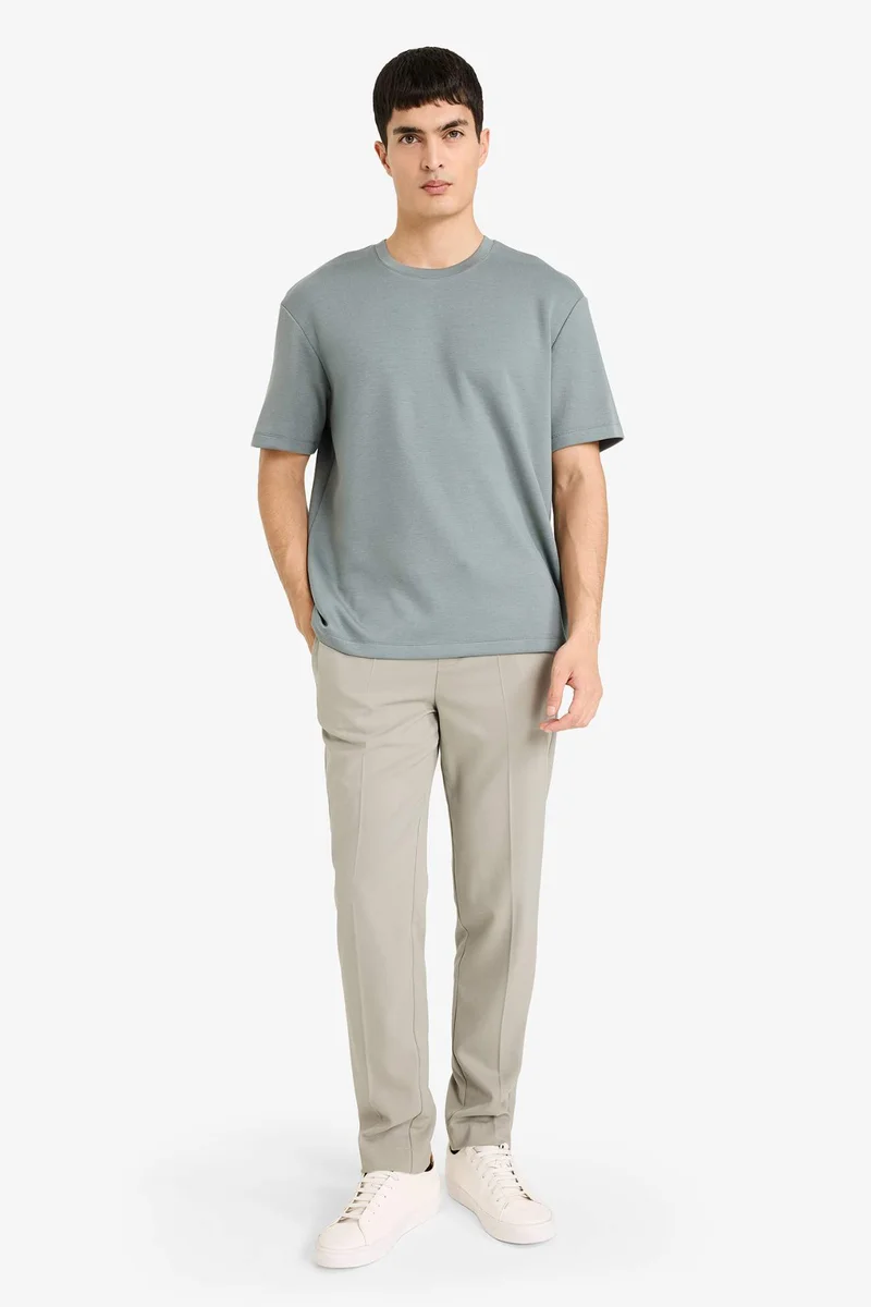 DeFacto Regular Fit Short Sleeves Crew Neck T-shirt