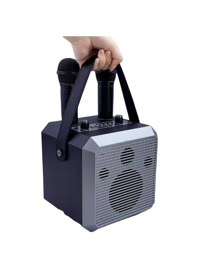 M4102 الأصلي 15 واط لاسلكي بلوتوث للحفلات الخارجية والداخلية كاريوكي سوبر باس ميكروفون محمول مكبر صوت Partybox - Image 1