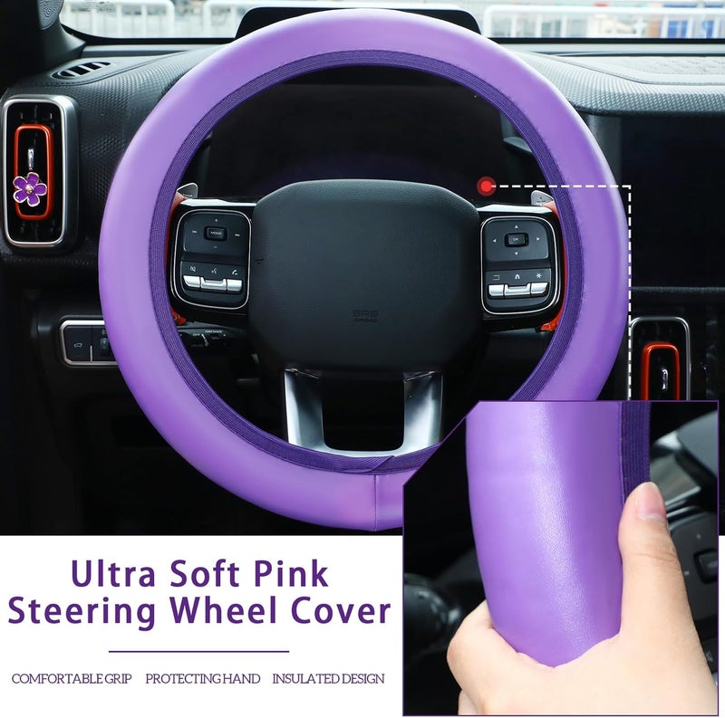 Frienda 10 Pcs Purple Car Accessories Set - Image 2