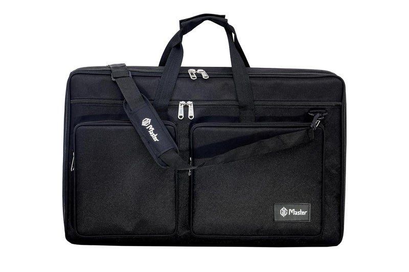 GIG Master Heavy Padded Octapad Cover for Roland SPD-30, Heavy Duty Light Weight Gig Bag with Safety Velcro & Double Pocket (Black) - Image 2