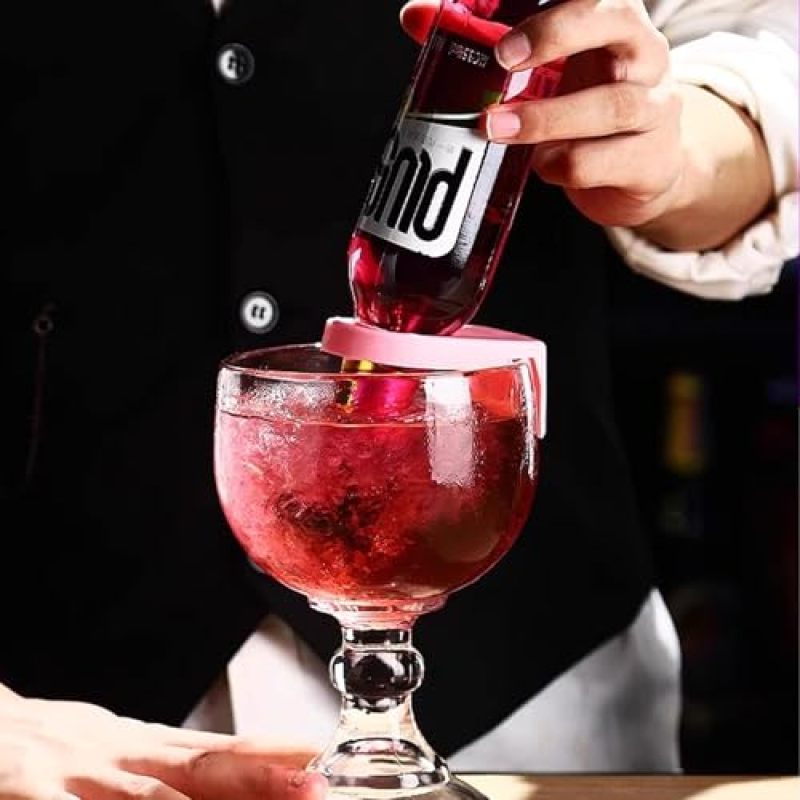 Drink Cup Holder Clip Set 14 Vibrant Color Secure Snap Lock Wine Glass Clips - Universal Drink Compatibility for Home Parties Wedding Receptions - Image 5