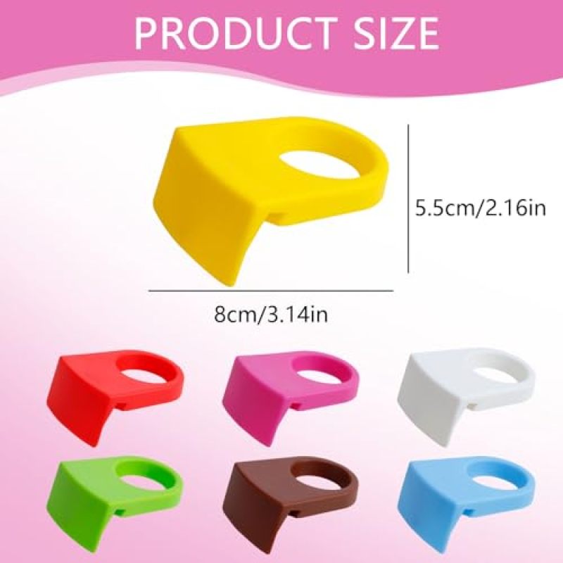 Drink Cup Holder Clip Set 14 Vibrant Color Secure Snap Lock Wine Glass Clips - Universal Drink Compatibility for Home Parties Wedding Receptions - Image 2