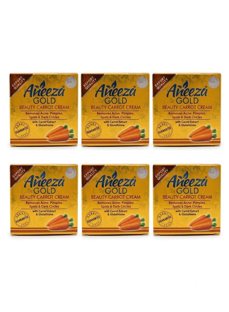 Beauty Carrot Cream for removing acne, pimples, spots and dark circles 6pcs