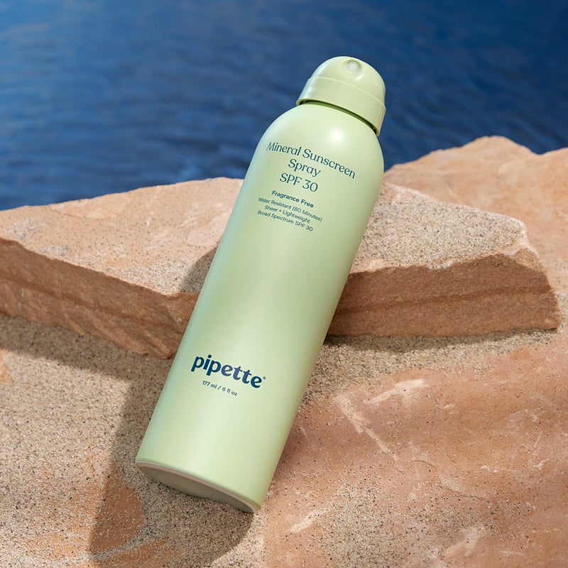 Pipette Baby Mineral Sunscreen Spray SPF 30, Broad Spectrum with Non-Nano Zinc Oxide, Water Resistant UVB/UVA Non-Toxic Sun Protection for Kids  Sensitive Skin, 6 oz - Image 5