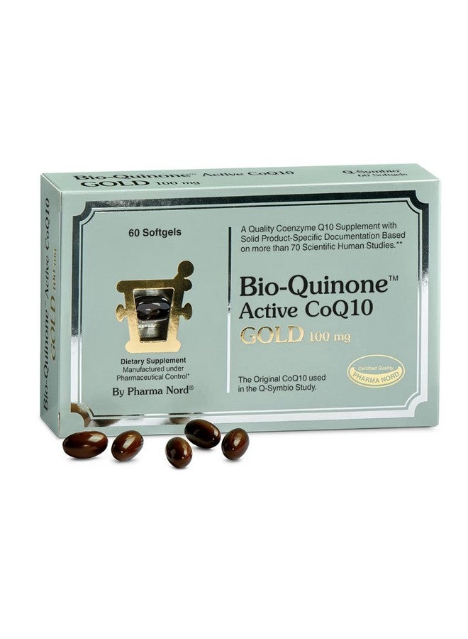 فارما نورد إنزيم Q10 الأصلي من مخترع مكملات Q10 | امتصاص عالي | إنزيم Q10 Bio-Quinone Coenzyme Q10 100mg، مضاد أكسدة أساسي للطاقة وصحة القلب ودعم الخصوبة، 60 كبسولة هلامية - Image 1