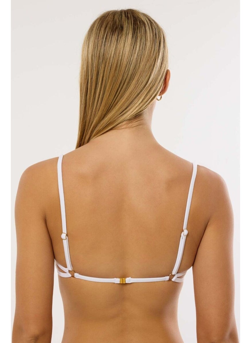 Ayyıldız Crescent Moon 63575 White Bikini Top  - Image 2
