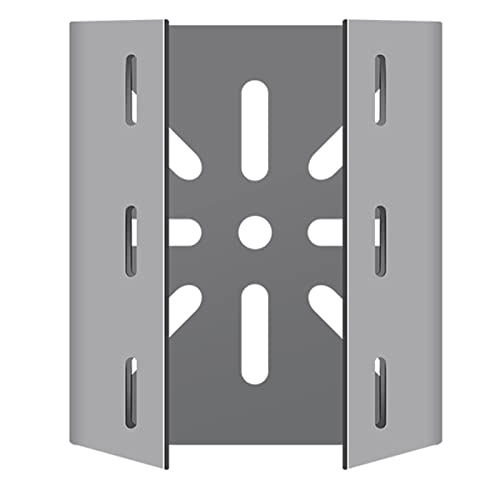 WiTi Universal Vertical Pole Mount for Security Camera, Stainless Steel Mounting Corner Bracket with 3 Loop Pipe Clamps, Suitable for CCTV Cameras LED Wall/Stage Lights, Solar Panels (small size) - Image 5