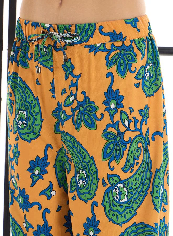 ساسافراس Paisley Print Shirt & Straight Leg Pants Co-Ords by Styli