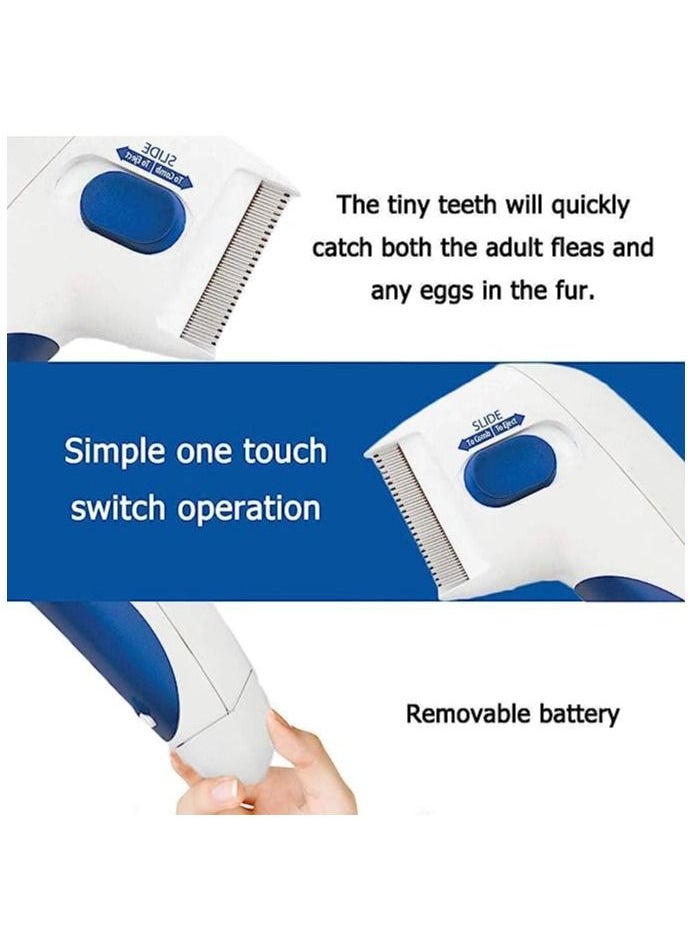 Generic - 1 Piece Pet Electric Hair Lice Removal Comb - Electric Hair Flea Remover Comb - Grooming Tool - Image 1