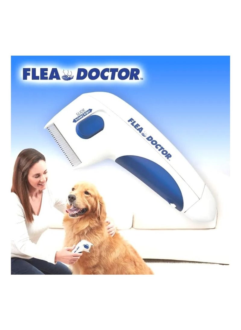 Generic - 1 Piece Pet Electric Hair Lice Removal Comb - Electric Hair Flea Remover Comb - Grooming Tool - Image 1